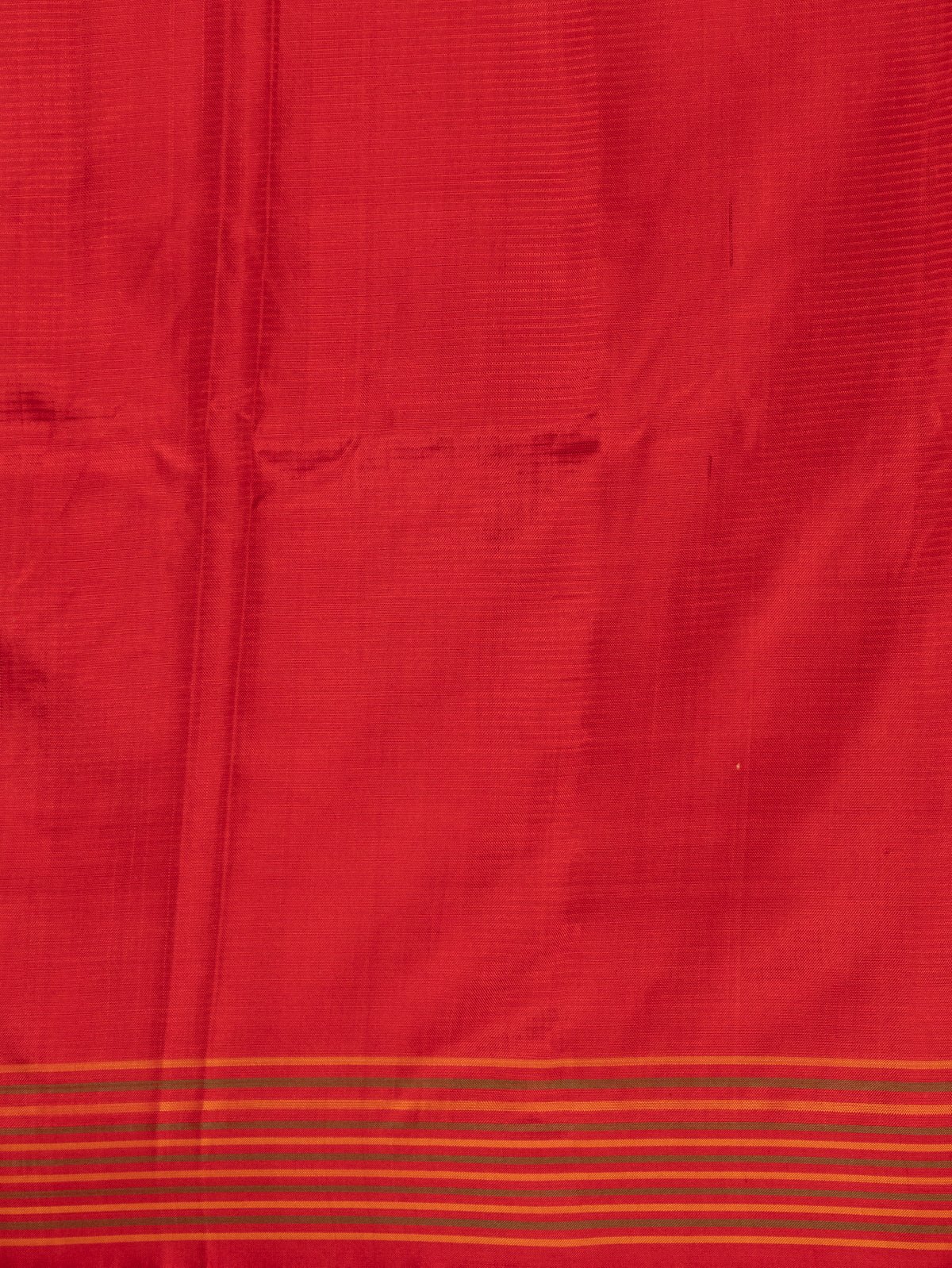 Deep Violet & Red Patan Patola Silk Saree With Petit Point Embroidery - Image 5